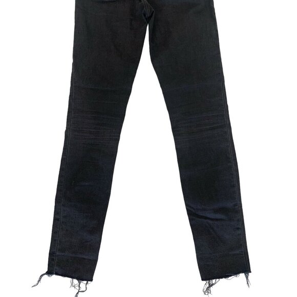 Madewell 11" High Rise Skinny Jeans 23 Gray Stretch Modern Minimalist - Picture 6 of 10